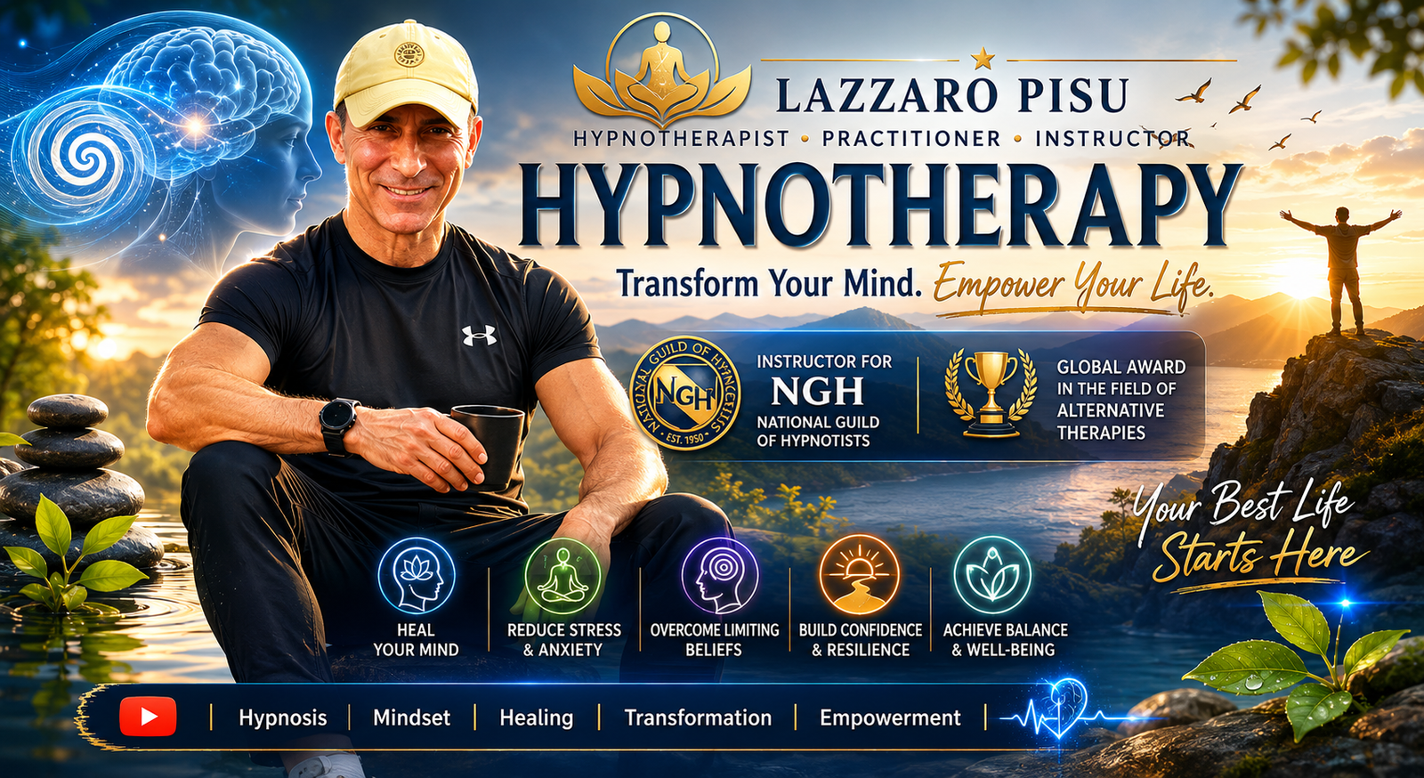 Hypnosis and Hypnotherapy in Vancouver BC, by Lazzaro Pisu the best Therapist